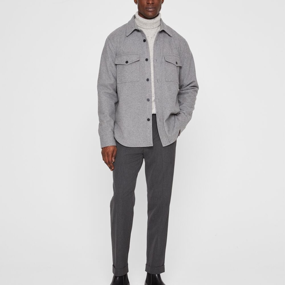 Tapered Cuff Trousers - Brand New - NEVER WORN - Grey Heather